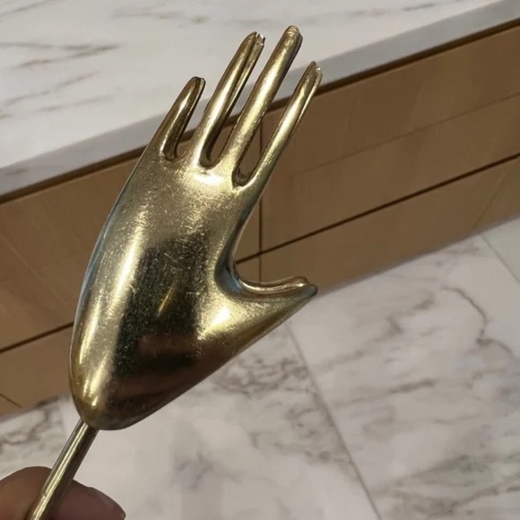 Gold Hand Urban Outfitters Decor Photo Stand / Picture Frame - Picture 2 of 4